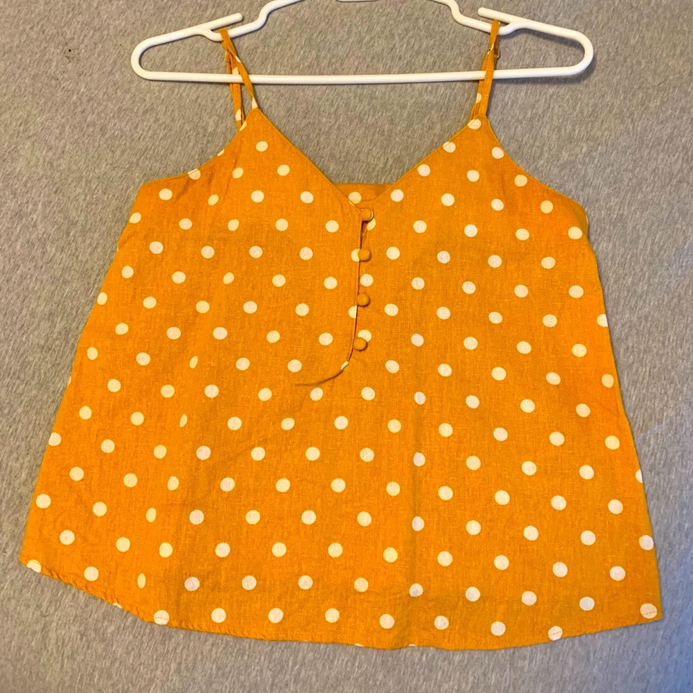 Polka Dot Yellow Cami